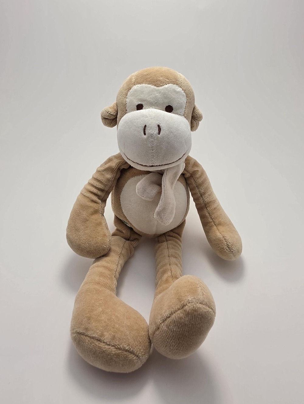 My Natural Monkey the Adorable Tan Cream Monkey Plush (8 inch)
